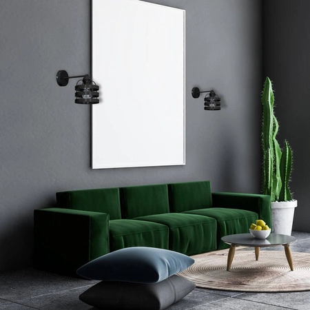 Kinkiet LARS BLACK 1xE27 MLP797