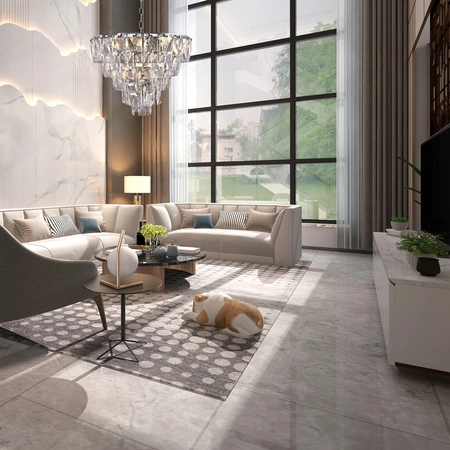 Lampa wisząca żyrandol glamour CHELSEA CHROME ML6001