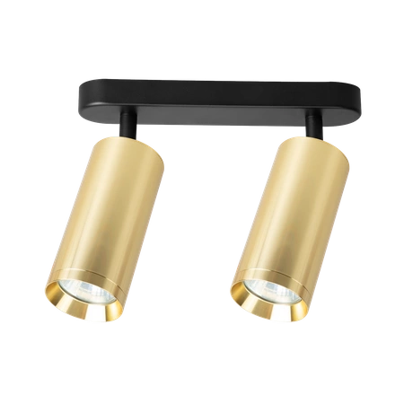Oprawa Mica Spot Złoty 2xGU10