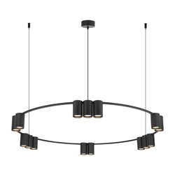 Lampa wisząca (koło) GENESIS BLACK 15xGU10