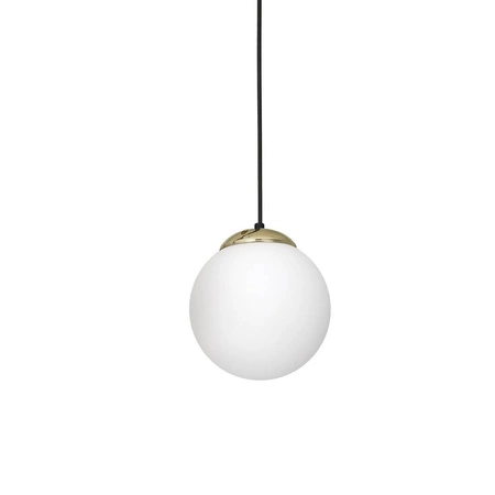 Nowoczesna lampa wisząca SPARTA BLACK / GOLD MLP6495