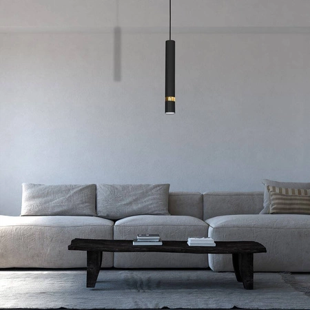 Lampa wisząca JOKER, MLP6079, czarny/złoty, 1x8W GU10