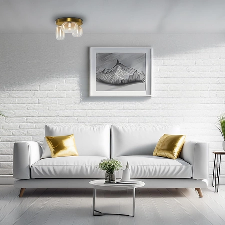 Lampa sufitowa VASO AMBER 12W