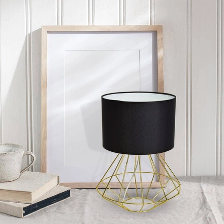 Lampa stojąca INDUSTRIALNA LUPO BLACK/GOLD 1xE27 MLP6272