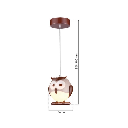 LAMPA WISZĄCA OWL 1XE14 LED ML243