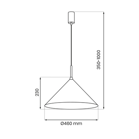 Lampa wisząca CAPITAL GREEN Ø46cm 1xGX53