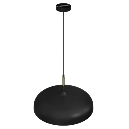 Lampa wisząca LINCOLN, MLP7898, 45 cm, czarny/złoty, 1x60W E27