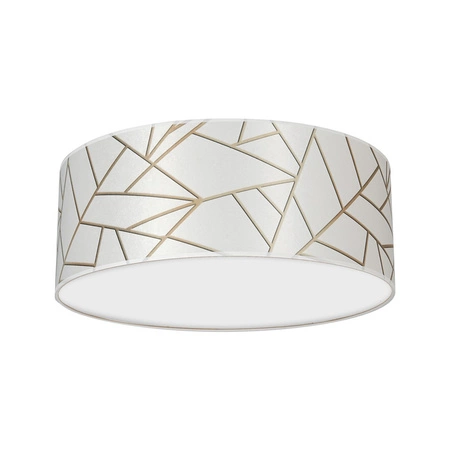 Lampa sufitowa ZIGGY WHITE White/Gold 2xE27 Ø40cm