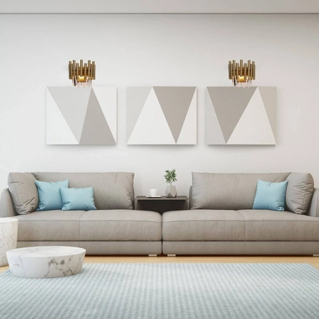 Kinkiet MADISON, złoty/transparentny, 2x40W E14, ML6937