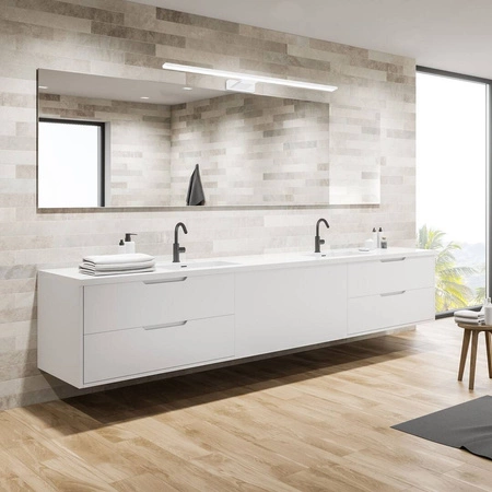 Kinkiet do łazienki nad lustro SHINE, ML6337, biały, 15W LED, barwa neutralna 4000K