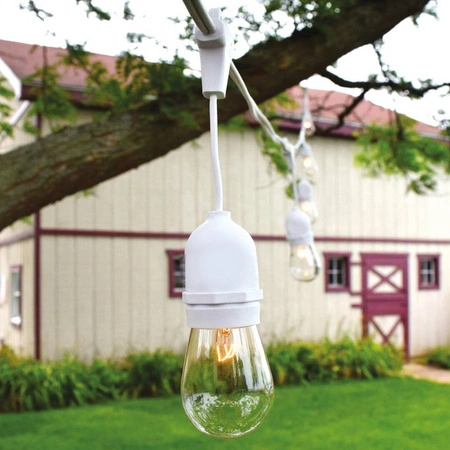 Girlanda 15 metrów, biała (bez żarówek), EKO9889