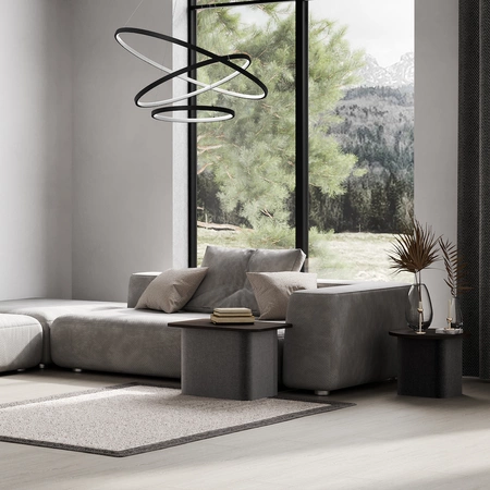 Lampa wisząca HOOP BLACK 93W LED