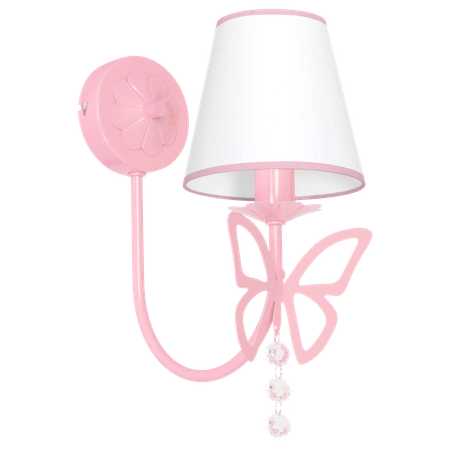 Kinkiet dziecięcy CHARLOTTE różowy