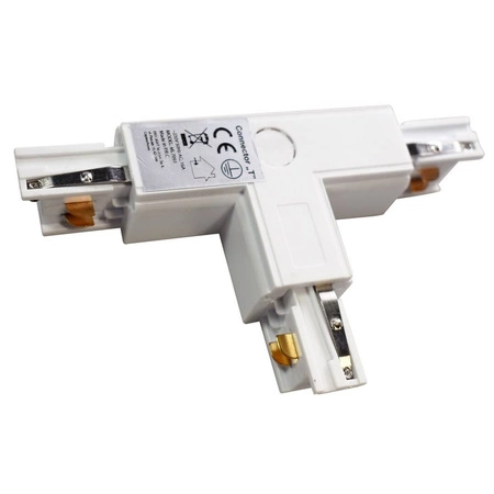 Łącznik szynoprzewodu 3-fazowego TRACK LIGHT typ "T", biały, ML7091