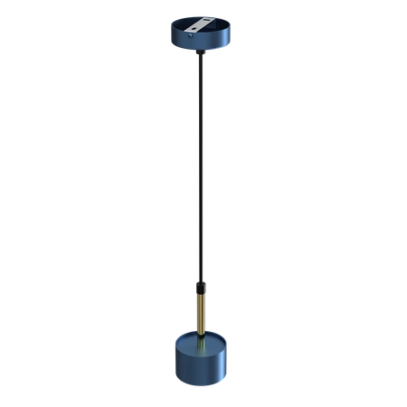 Lampa wisząca ARENA, MLP7772, niebieski/złoty, 1x11W GX53