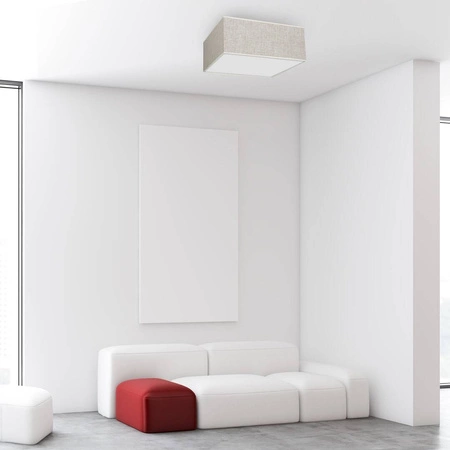 Lampa sufitowa LINO, MLP7495, biały/szary, 2x60W E27