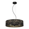 Lampa wisząca SATINO, czarny/złoty, 3x60W E27, MLP7320