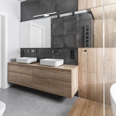 Kinkiet łazienkowy SHINE biały 40cm