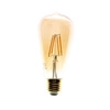 Żarówka FILAMENT LED E27 6W ciepła 2700k ST64 łezka GOLD