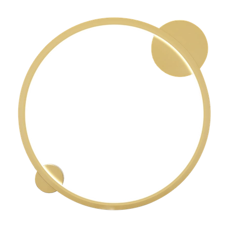 Lampa sufitowa/ścienna SATURNO, złota, 25W LED, barwa neutralna 4000K, ML8859