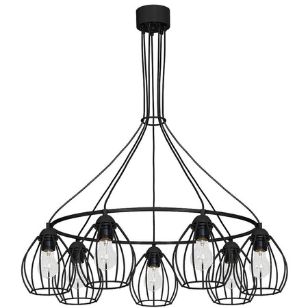 Lampa Wisząca DON BLACK 7xE27