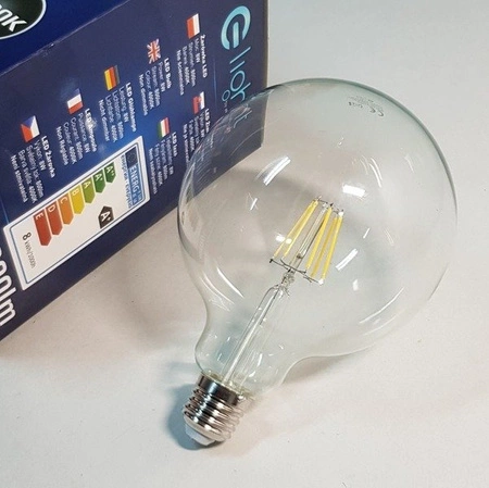 Żarówka Filamentowa LED 7W E27 G120 kulka barwa neutralna 4000K EKZF971