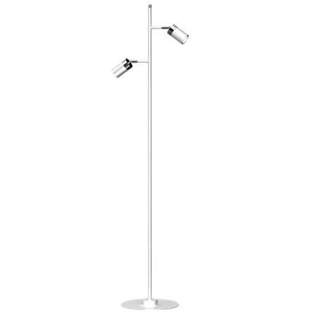 Lampa podłogowa JOKER WHITE/CHROME 2xGU10