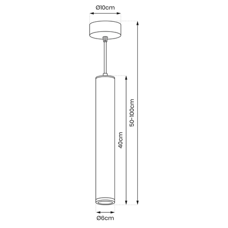 Lampa wisząca PORTER, ML8869, biała, 1x8W GU10, IP44