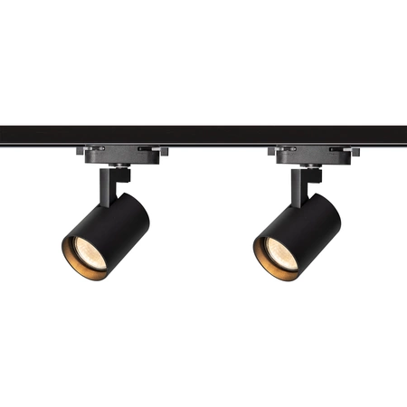 Zestaw szynowy 1-fazowy Volf Track szyna + oprawy 4xGU10 1,5m | Czarny