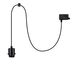 Zawiesie Hang Track Czarny 1xE27 3-obwodowy