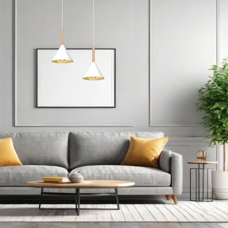 Lampa wisząca PERU WHITE 1xE27