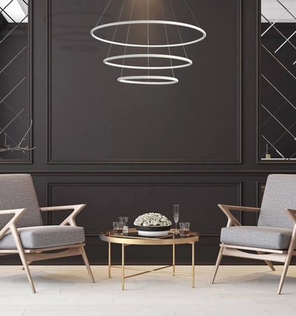 Lampa wisząca ORION WHITE III LED