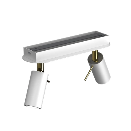 Lampa sufitowa PRESTON GOLD/WHITE 2x mini GU10