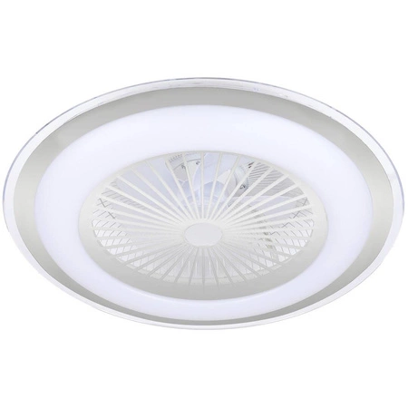 Plafoniera LED ZONDA SILVER 48W z wentylatorem