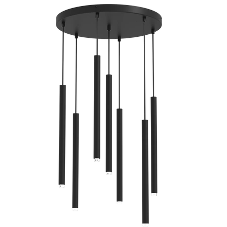 Lampa wisząca MONZA, MLP8842, czarna, 7x8W G9