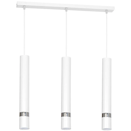 Lampa wisząca JOKER, MLP1348, biały/chrom, 3x8W GU10