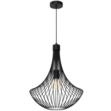 Lampa wisząca CESTA, MLP8670, czarna, 1x60W E27