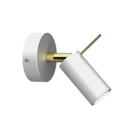 Kinkiet PRESTON GOLD/WHITE 1x mini GU10