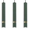 Lampa wisząca JOKER, MLP7721, zielony/złoty, 3x8W GU10