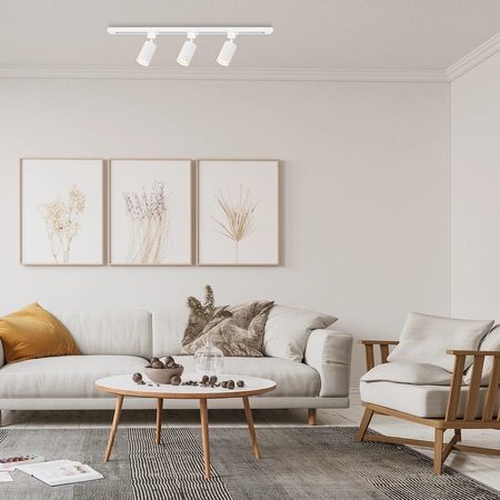 Zestaw Oprawa Tiger Track Biały 3xGU10 1m