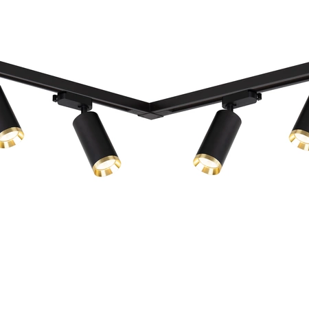 Zestaw Oprawa Mica Track Czarny + Złoty 6xGU10 2m