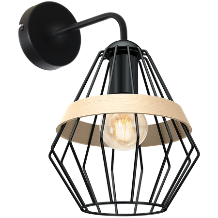 Kinkiet INDUSTRIALNY CLIFF BLACK 1xE27 MLP5523