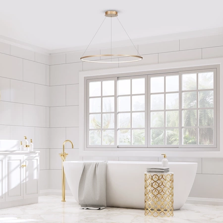 Lampa wisząca SATURNO, złota, 57W LED, barwa neutralna 4000K, ML8863