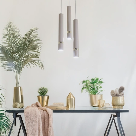 Lampa wisząca JOKER CASHMERE/GOLD 3xGU10 (koło)