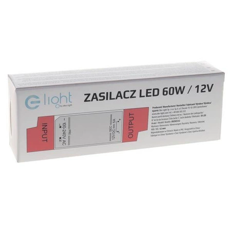 ZASILACZ LED 60W, EKZAS532, IP44
