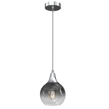 Lampa wisząca MONTE SILVER, 15 cm, MLP8321, srebrna, 1x60W E27
