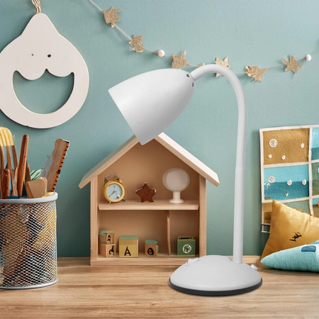 Lampka biurkowa LOGIC White 1xE27