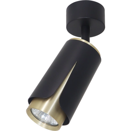 FLOWER BLACK GOLD SPOT 1xGU10