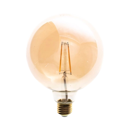 Żarówka Filamentowa LED, E27, G125, 6W, barwa ciepła 2700K, 700lm, Amber