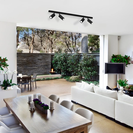 Lampa sufitowa HUDSON, MLP8797, czarna, 4x8W GU10